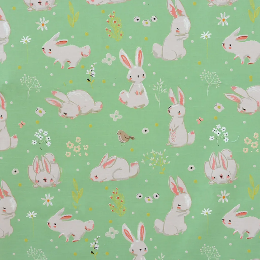 Walter Knabe Wellington Bunnies Machine Printed Wall Covering