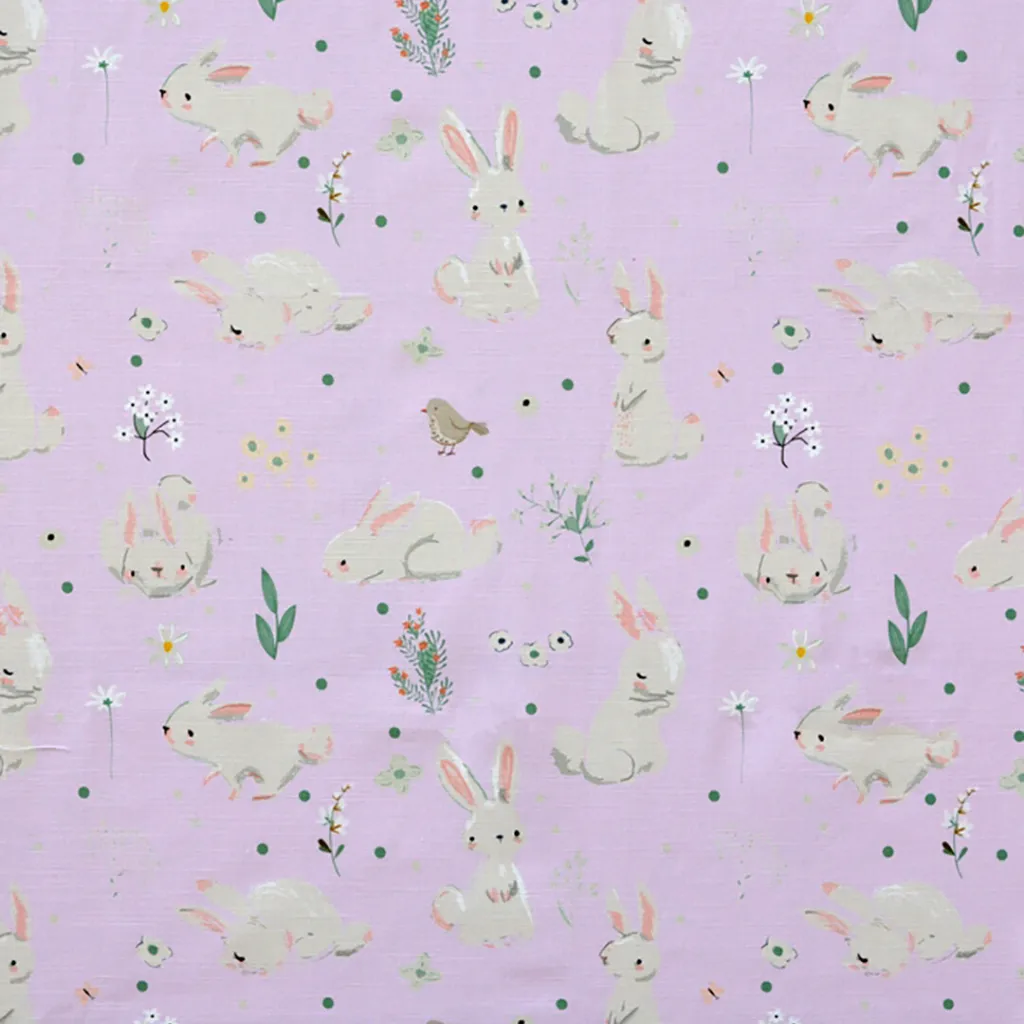 Walter Knabe Wellington Bunnies Machine Printed Wall Covering