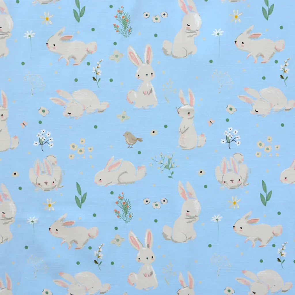 Walter Knabe Wellington Bunnies Machine Printed Wall Covering