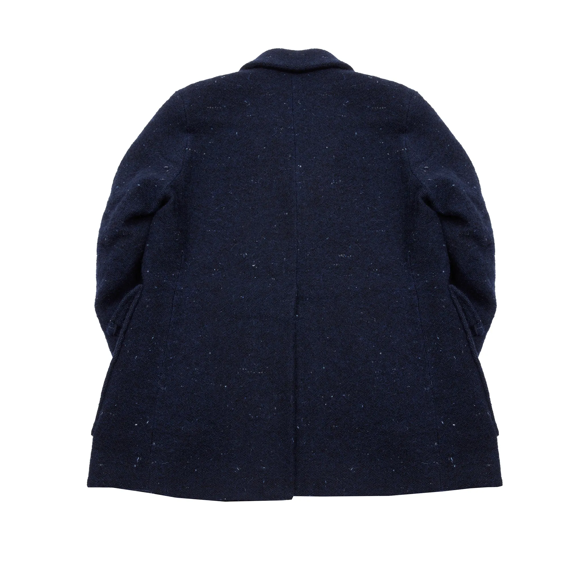 Luxurious Encre Blue Wool Jacket by Wright   Doyle - Lucien Collection