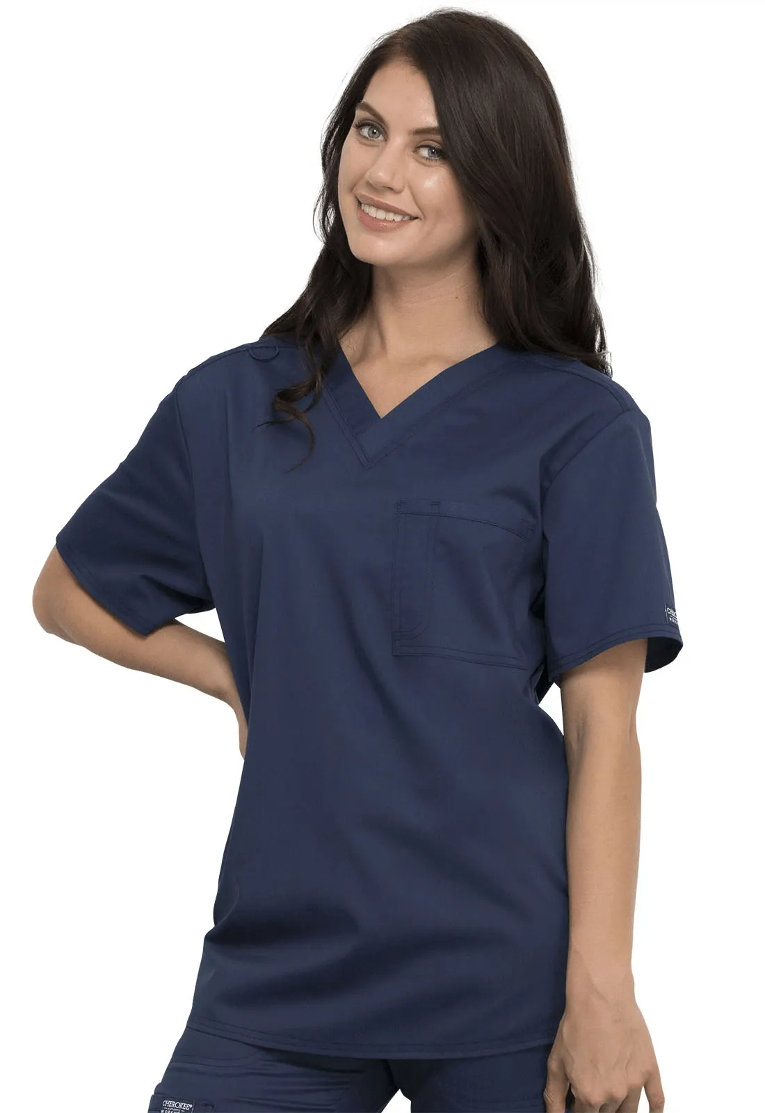 WW Revolution Unisex 1 Pocket Tuckable V-Neck Scrub Top WW625